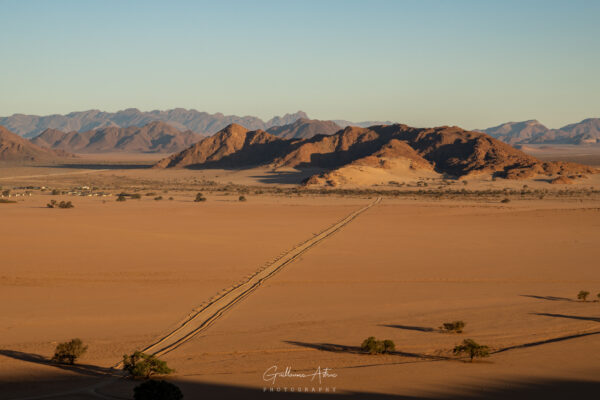 Désert du Namib depuis Elim Dune