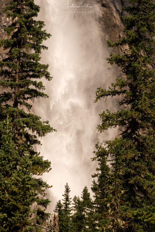 La puissance des chutes Takakkaw