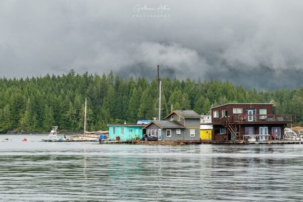 Les cabanes de pêcheurs de Tofino